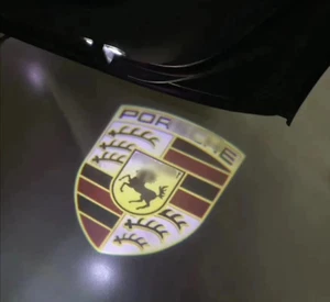 Projector LED Puddle Lights Fits Porsche 911 Boxster Cayman Panamera Models - Foto 1 di 2