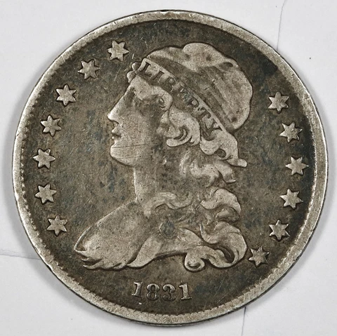 1831 Bust Quarter.  VF.  187474 Cover