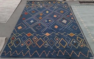 BLUE / MULTI 6'-0" x 9'-0" Cut on Rug, Reduced Price 1172775698 SZN316A-6 - Picture 1 of 4
