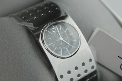 NIB Calvin Klein Stainless Steel Bangle Women's Watch K8323107 6-3/4" (read) - Image 1 of 4