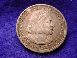 1893 COLUMBIAN EXPOSITION COMMEMORATIVE HALF DOLLAR GREAT COIN! #74 - Picture 1 of 2