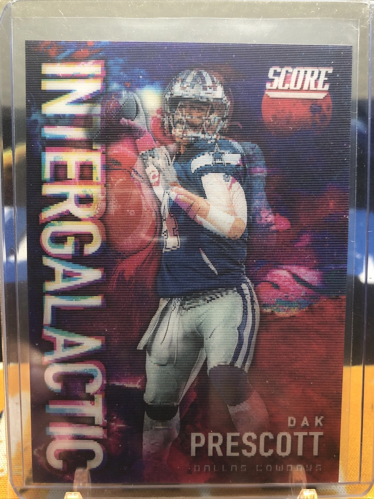 2020 Panini Score Dak Prescott Intergalactic Case Hit #IG-10