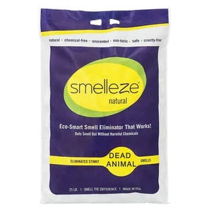 SMELLEZE Natural Dead Animal Odor Removal Granules 25 lb. Bag Sprinkle in Yard - Picture 1 of 8