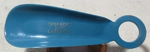 Vintage Advertising Plastic Shoe Horn  SHUPACK'S SHOES LAMBERT'S  - Picture 1 of 2