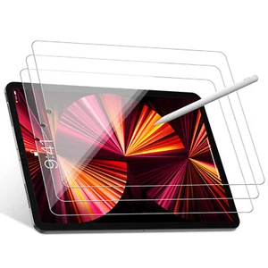 3pcs Clear/Matte Screen Protectors for iPad All Models Pencil&Face ID Compatible - Picture 1 of 10