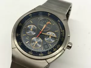 IWC Porsche Chronograph Moonphase Unisex 3742-01 Titanium Quartz Selling As-Is - Picture 1 of 8
