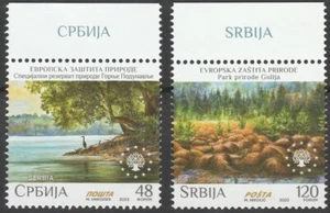 Serbia 2023 Nature, Lakes 2 MNH stamps - Picture 1 of 1