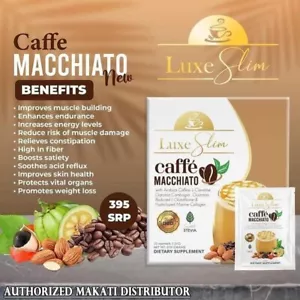 Luxe Slim Coffee Caffe Macchiato 10 sachets x 2 boxes - Picture 1 of 5