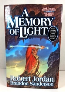 Wheel of Time Ser: Memory of Light vol. 14 Robert Jordan 1Ed/1Print HC DJ Signed - Picture 1 of 8