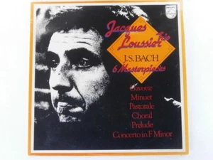 JACQUES LOUSSIER TRIO - J S BACH 6 MASTERPIECES - LP - Picture 1 of 2