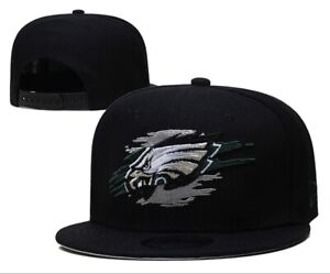 Philadelphia Men's SnapBack Hat Pro Football Cap Black/Green