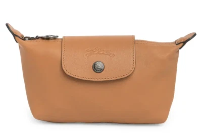 Longchamp Le Pliage Xtra Leather Pouch Cosmetic Case ~NIP~ HAZELNUT - Image 1 of 4