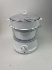 Sunbeam 8 Quart Food Steamer & Rice Cooker Model 4713 / 5710 W Manual & Recipes - Picture 1 of 4