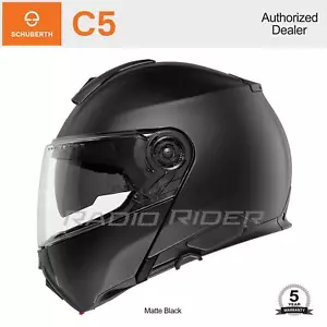 NEW Schuberth C5 Motorcycle Flip-Up Helmet | Matte Black | 2XL | Free Shipping - Picture 1 of 4