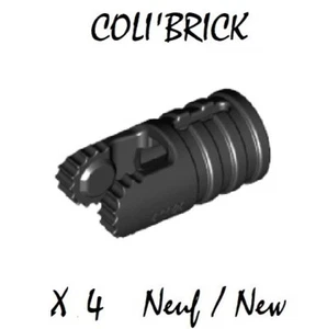 Lego 30553 - 4x hinge cylinder 1x2 locking - Noir / Black - lot kg NEW - Imagen 1 de 1