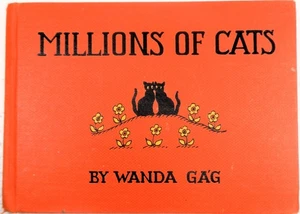 MILLIONS OF CATS - Wanda Ga'g (1928 Hardcover, Library Binding, Illustrated) - Picture 1 of 6