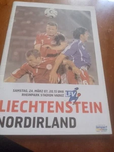 Liechtenstein V Northern Ireland European Championship 2007 Programme - Picture 1 of 1