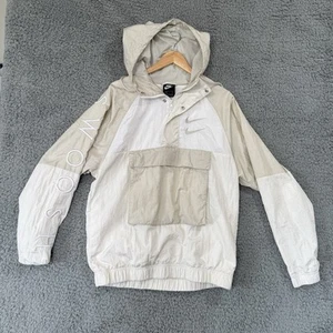 Nike Double Swoosh Quarter-Zip Windbreaker Jacket Size S - Picture 1 of 7