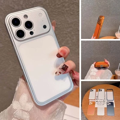 Funda metálica 2 en 1 para iPhone 16 Pro Max 16 15 14 13 Pro convertida en iPhone 17 Pro  Foto 1 de 4