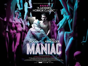 MANIAC Movie Poster 2013 Elijah Wood Horror - Picture 1 of 1