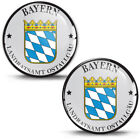 3D Gel Domed Sticker Badge Bayern Landkreis Ostallgäu German Number Plate Seal