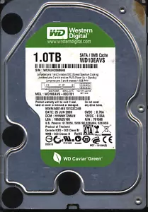 WD 1TB WD10EAVS-00D7B1 DCM HHNNHT2MAN T2 2060-701590-000 SPENDERLAUFWERK - Bild 1 von 2