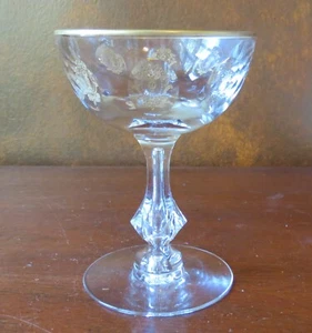 Tiffin Franciscan Crystal Palais Versailles 5" Champagne Sherbet(s) - Foto 1 di 4