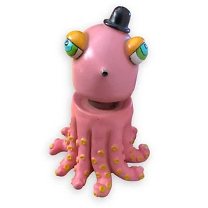 Allen Designs Studios Pink Octopus Squid Soap Spitter Liquid Pump Dispenser 6.5” - Picture 1 of 7