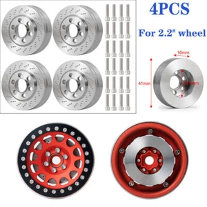 4X Heavy Duty Balance Wheel Weights for RC 1/10 2.2inch Beadlock Rim Car Wheel - Picture 1 of 10
