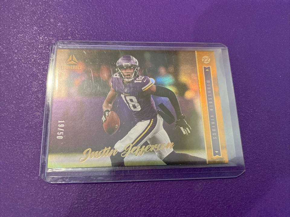 2022 Panini Luminance Orange /50 Justin Jefferson #96 - Image 1 of 1