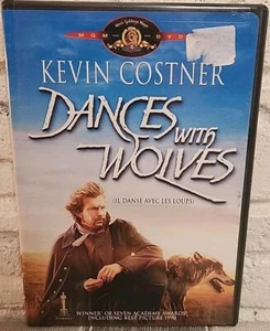 Dances With Wolves 🎬 (DVD, 1990) Canadian Bilingual Kevin Costner - Picture 1 of 4
