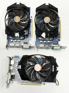 3X *UNTESTED* Gigabyte Radeon R7 260X Graphics Card GV-R726XOC-1GD - Picture 1 of 5
