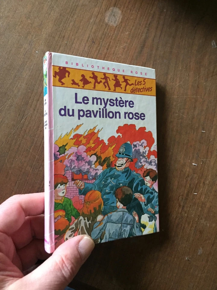 BIBLIOTHEQUE ROSE ENID BLYTON LES 5 DETECTIVES mystere du pavillon rose 1983 1 - Photo 1/2