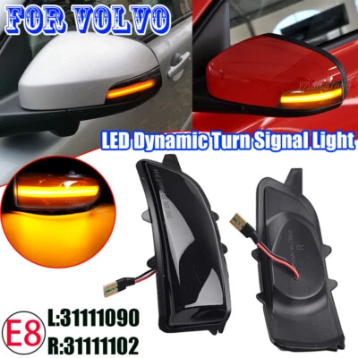 2x Luz intermitente LED dinámica para Volvo C30 C70 S40 V40 V50 V70 S60 Jaguar Foto 1 de 4