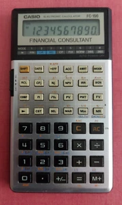 CASIO - Calculatrice vintage Casio FC-100 Financial Consultant Financière  - Photo 1/2