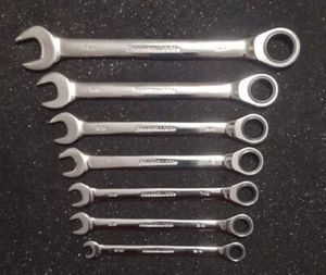 Channellock 7 Piezas Combinación de Trinquete SAE Llaves 72 Dientes de Engranaje Arco 5° NUEVO - Imagen 1 de 13