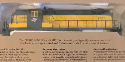 HO EMD GP 18 High Nose Chicago & North Western C&NW NIB NOS # 8139 - Image 1 of 4