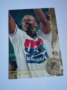 MICHAEL JORDAN 1994 UPPER DECK USA ALL-TIME GREATS ' GOLD MEDAL ' #85 - Bild 1 von 2