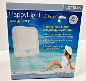 Verilux Happy Light Liberty 5K Winter Energy Lamp Light Therapy 5,000 LUX NEW!