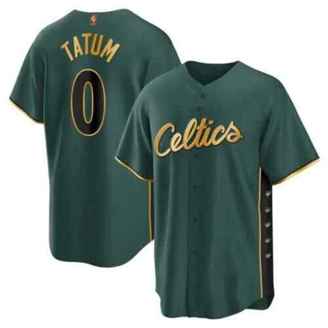 Jayson Tatum #0 Baseball Jersey Fan Celtics Fan Made Print S-5XL Cover