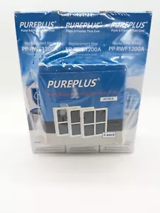Icepure Refrigerator Water Filter PP-RWF1200A - 3 Pack + AF004 Air Filters - Picture 1 of 2