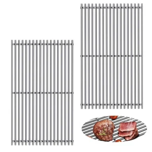 7528 Grillroste 2er Pack für Weber Genesis E/S/EP 310-330, 304 SS 19,5"x12,9" - Bild 1 von 6