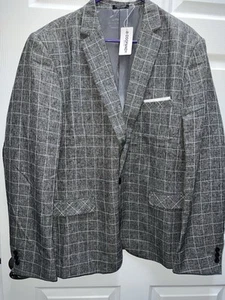 Men's Casual Suit Blazer Jacket Lightweight One Button Size XL NEW - Picture 1 of 4