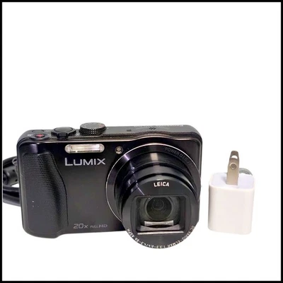 Panasonic LUMIX DMC-ZS25 Digital Camera 16.1MP 20x Zoom HD Leica Charger SD Card - Image 1 of 4