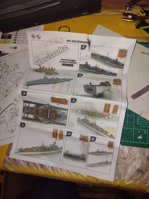 nave modello light cruiser Karlsruhe 1/350 scale  - Immagine 1 di 4