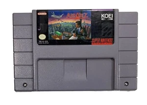 Super Nintendo Aerobiz Game Cartridge Only SNES 1992 TESTED/WORKS - Picture 1 of 6