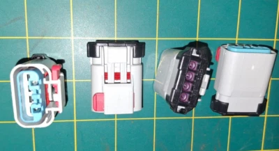 4 NEW Aptiv Delphi Automotive Connector 4Pin Female APEX 2.8 15324787 / 54200410 - Image 1 of 4