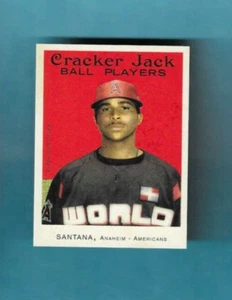 2004 TOPPS CRACKER JACK BALL PLAYERS #215 ERVIN SANTANA STICKER PARALLEL 1ST  RC - Picture 1 of 2