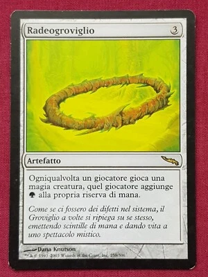 Magic The Gathering ITALIAN MIRRODIN TANGLEROOT artifact card MTG - Image 1 of 2