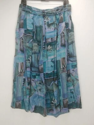 Falda larga PS Illustrations para mujer talla pequeña verde azulado lavanda Foto 1 de 4